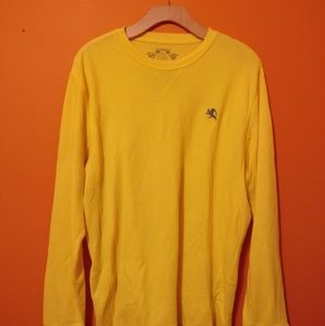 Express XL Yellow Thermal Long Sleeve T-shirt